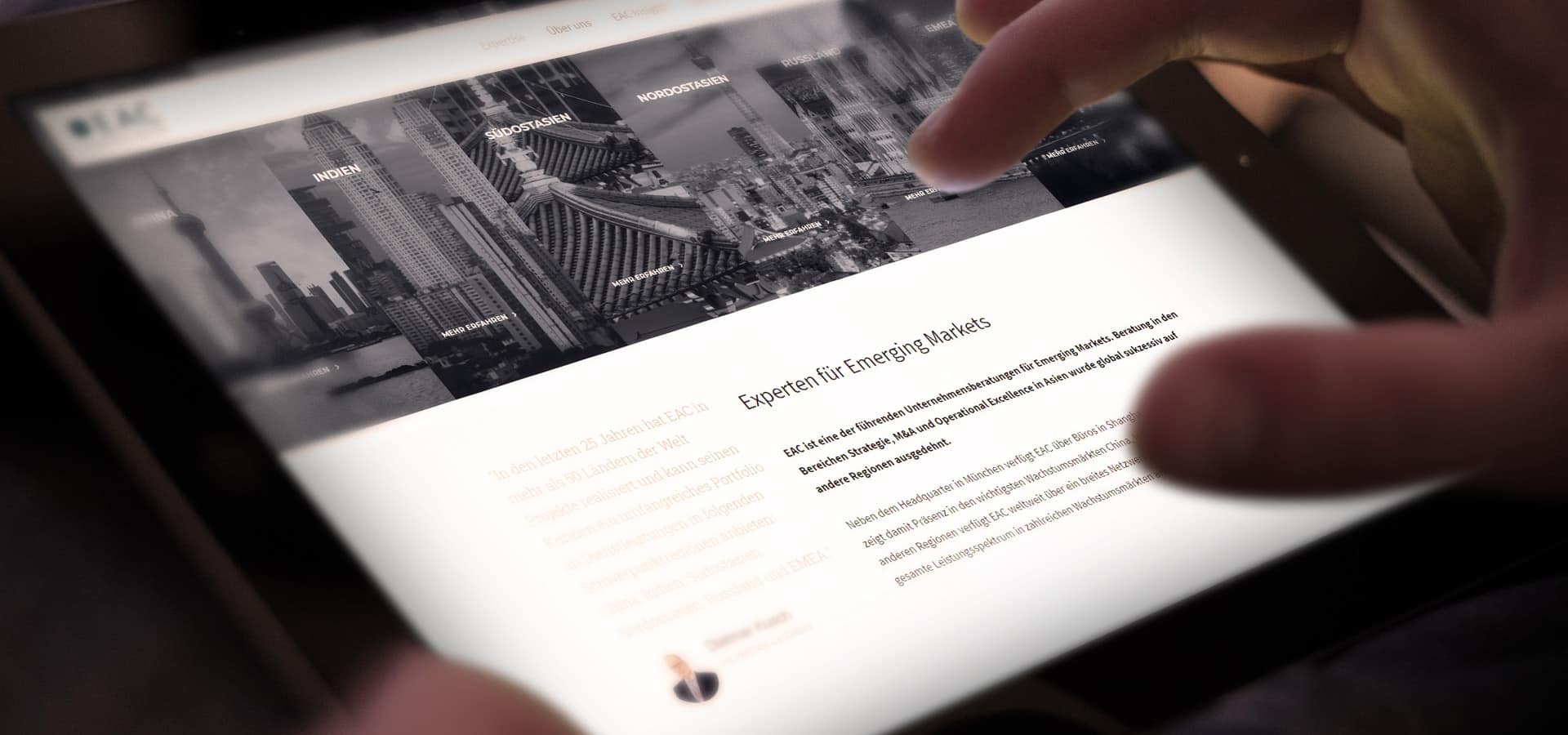 EAC International Consulting – Projekteinblick 2