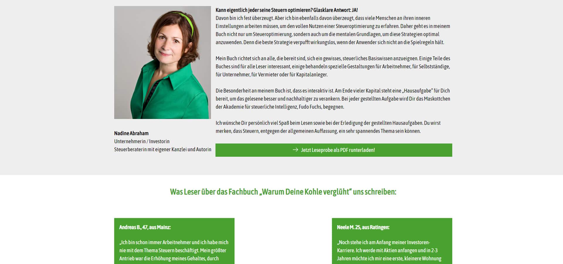 Vermögensaufbau Steuern – Buch (Vorher)