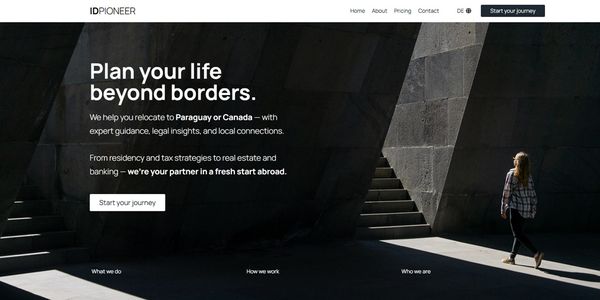 Website from the NEOPAQ® portfolio